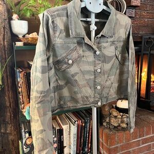 Younique Camouflage Jean Jacket